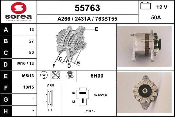 EAI 55763 - Генератор autosila-amz.com