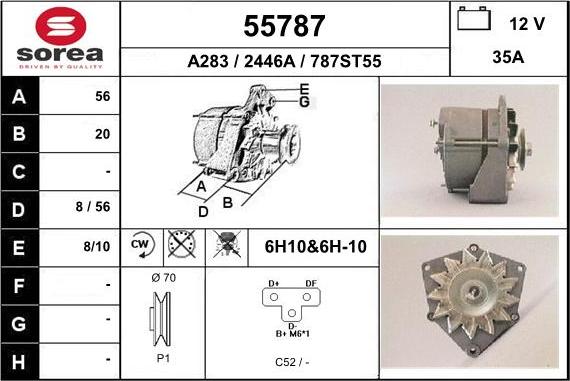 EAI 55787 - Генератор autosila-amz.com