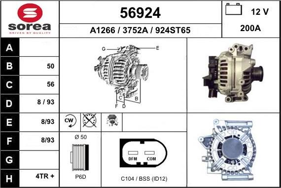 EAI 56924 - Генератор autosila-amz.com