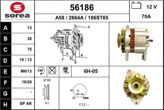 EAI 56186 - Генератор autosila-amz.com