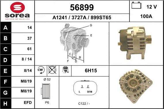 EAI 56899 - Генератор autosila-amz.com