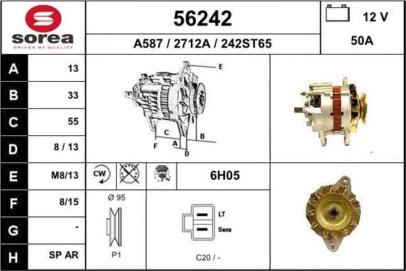 EAI 56242 - Генератор autosila-amz.com