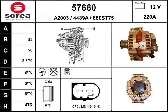 EAI 57660 - Генератор autosila-amz.com