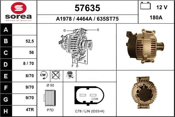 EAI 57635 - Генератор autosila-amz.com