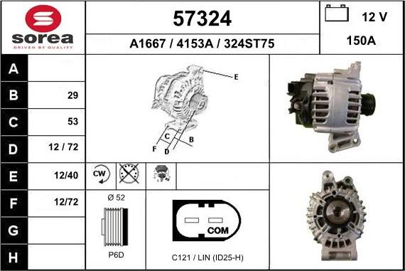 EAI 57324 - Генератор autosila-amz.com