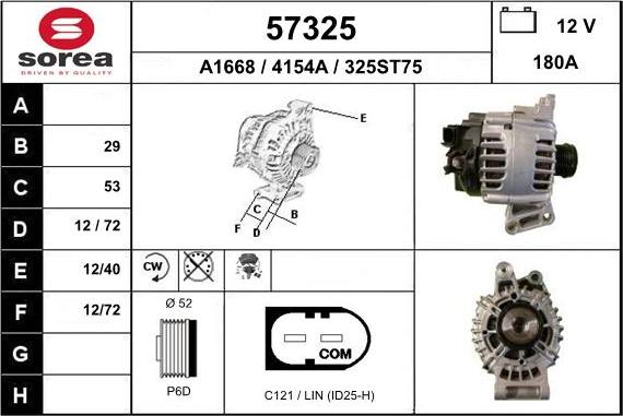 EAI 57325 - Генератор autosila-amz.com