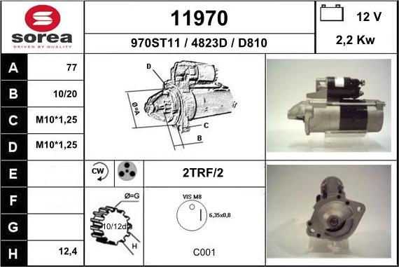 EAI 11970 - Стартер autosila-amz.com