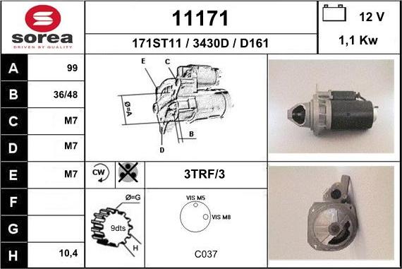 EAI 11171 - Стартер autosila-amz.com