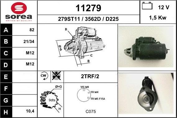 EAI 11279 - Стартер autosila-amz.com