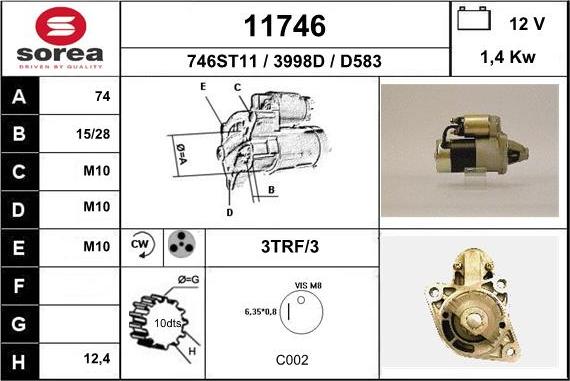 EAI 11746 - Стартер autosila-amz.com