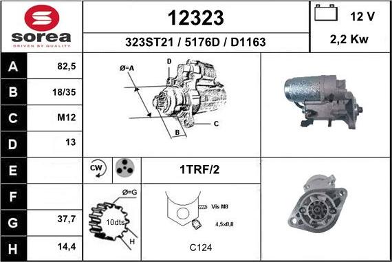 EAI 12323 - Стартер autosila-amz.com