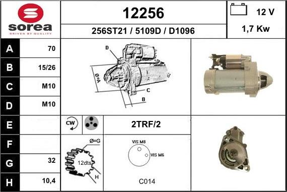 EAI 12256 - Стартер autosila-amz.com