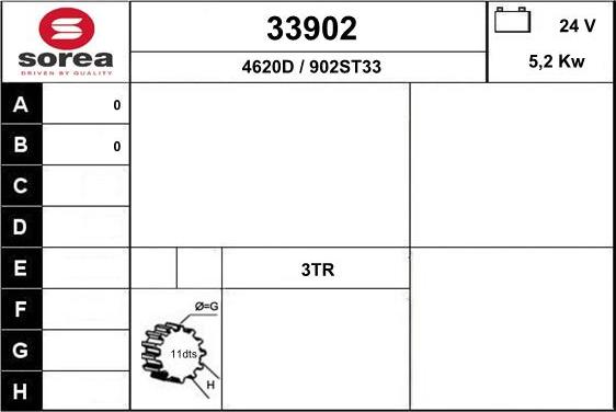 EAI 33902 - Стартер autosila-amz.com