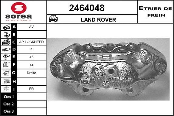 EAI 2464048 - Тормозной суппорт autosila-amz.com