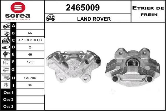 EAI 2465009 - Тормозной суппорт autosila-amz.com