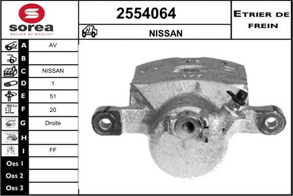 EAI 2554064 - Тормозной суппорт autosila-amz.com