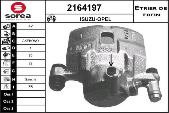 EAI 2164197 - Тормозной суппорт autosila-amz.com