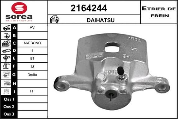 EAI 2164244 - Тормозной суппорт autosila-amz.com