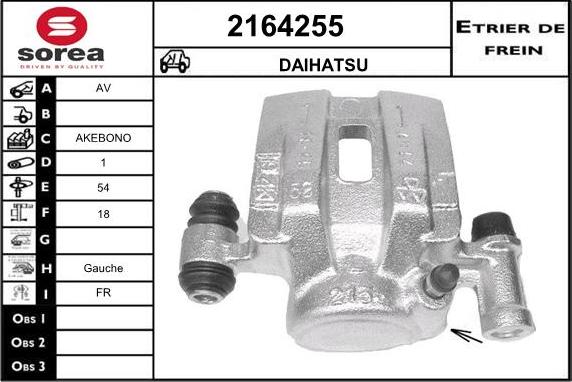 EAI 2164255 - Тормозной суппорт autosila-amz.com