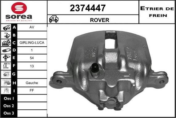 EAI 2374447 - Тормозной суппорт autosila-amz.com