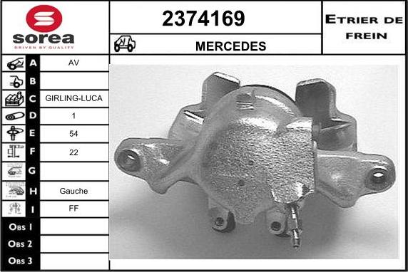 EAI 2374169 - Тормозной суппорт autosila-amz.com