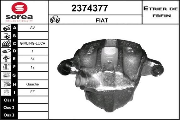 EAI 2374377 - Тормозной суппорт autosila-amz.com