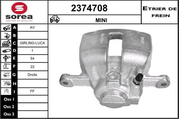 EAI 2374708 - Тормозной суппорт autosila-amz.com