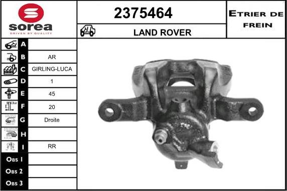 EAI 2375464 - Тормозной суппорт autosila-amz.com