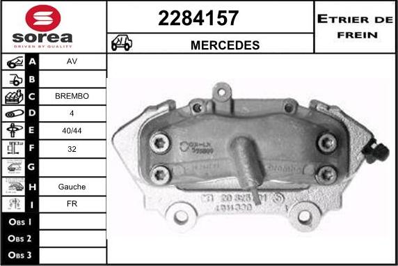 EAI 2284157 - Тормозной суппорт autosila-amz.com