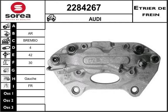 EAI 2284267 - Тормозной суппорт autosila-amz.com