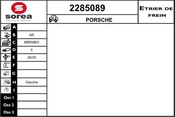 EAI 2285089 - Тормозной суппорт autosila-amz.com