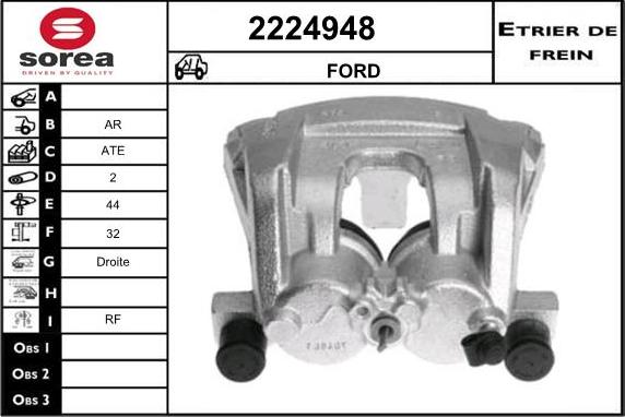 EAI 2224948 - Тормозной суппорт autosila-amz.com