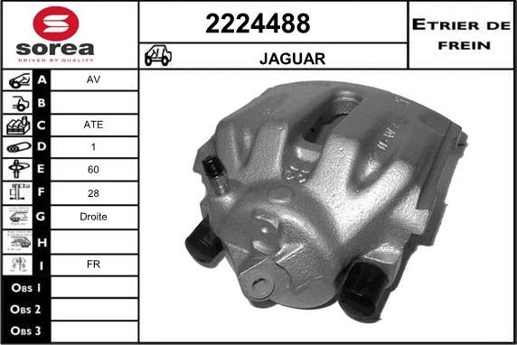 EAI 2224488 - Тормозной суппорт autosila-amz.com