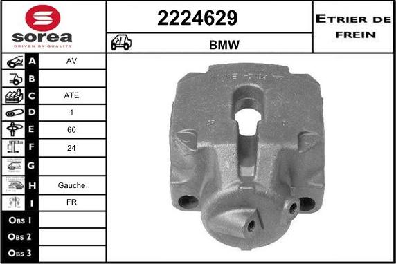 EAI 2224629 - Тормозной суппорт autosila-amz.com