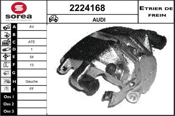 EAI 2224168 - Тормозной суппорт autosila-amz.com