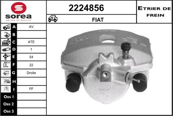 EAI 2224856 - Тормозной суппорт autosila-amz.com