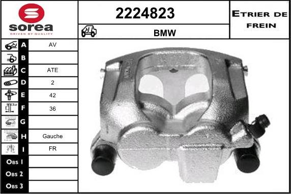 EAI 2224823 - Тормозной суппорт autosila-amz.com