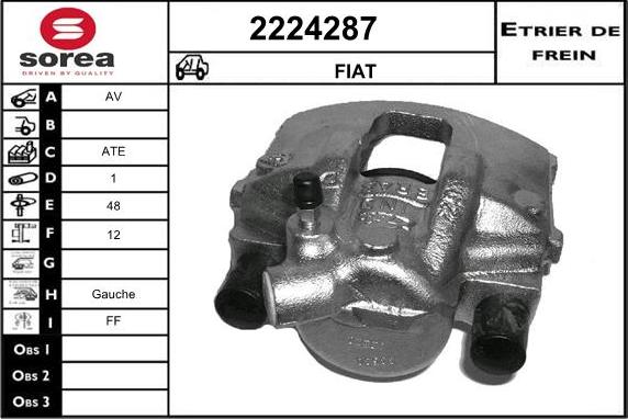 EAI 2224287 - Тормозной суппорт autosila-amz.com