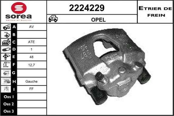 EAI 2224229 - Тормозной суппорт autosila-amz.com