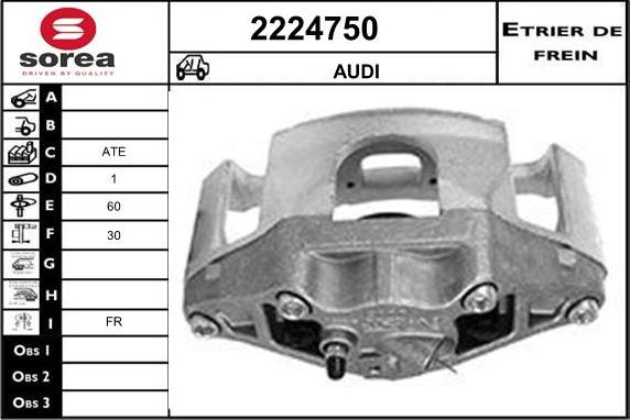 EAI 2224750 - Тормозной суппорт autosila-amz.com