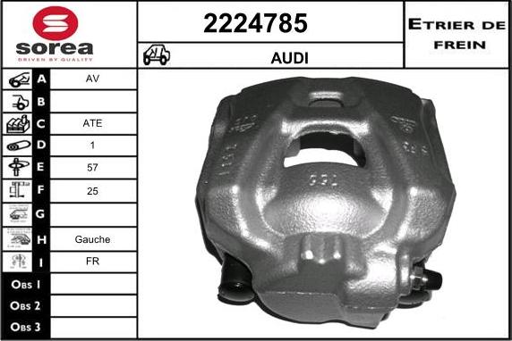 EAI 2224785 - Тормозной суппорт autosila-amz.com