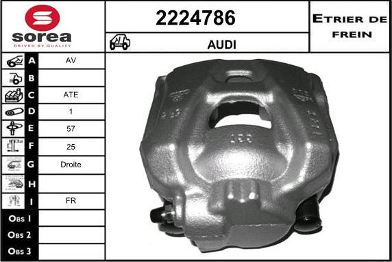 EAI 2224786 - Тормозной суппорт autosila-amz.com