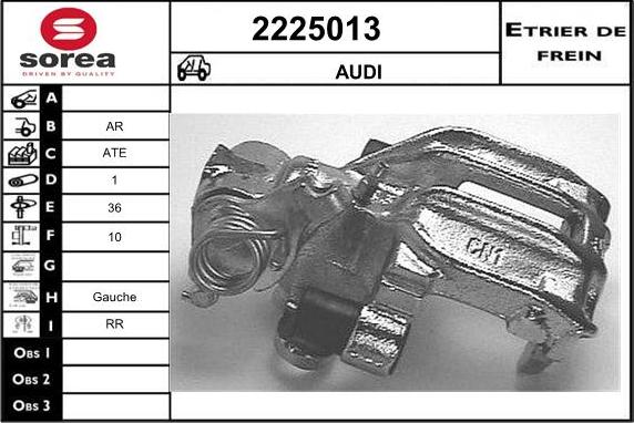 EAI 2225013 - Тормозной суппорт autosila-amz.com