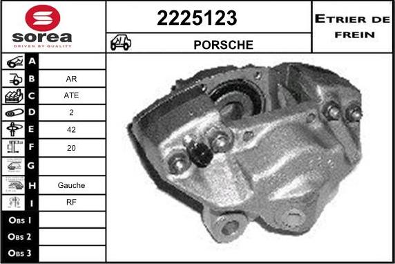 EAI 2225123 - Тормозной суппорт autosila-amz.com