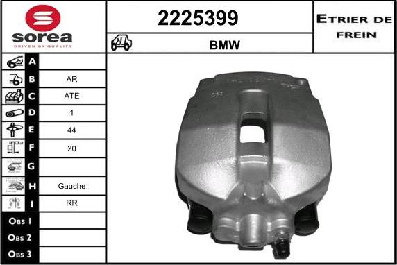 EAI 2225399 - Тормозной суппорт autosila-amz.com