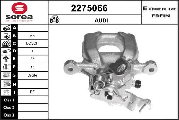 EAI 2275066 - Тормозной суппорт autosila-amz.com