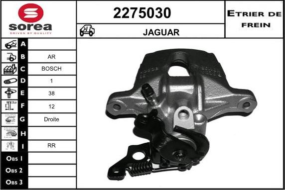 EAI 2275030 - Тормозной суппорт autosila-amz.com