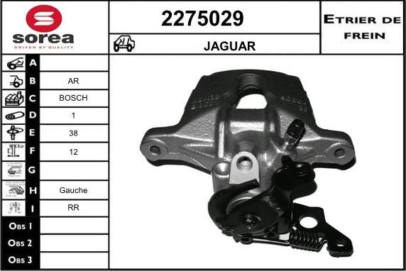 EAI 2275029 - Тормозной суппорт autosila-amz.com