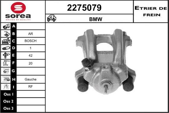 EAI 2275079 - Тормозной суппорт autosila-amz.com