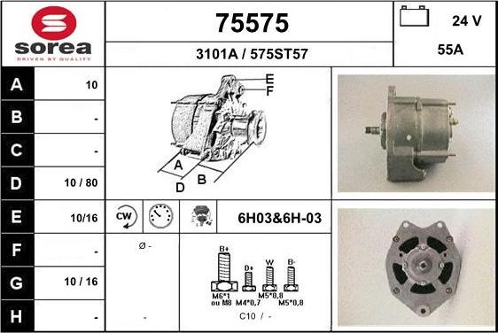 EAI 75575 - Генератор autosila-amz.com